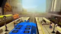 ट्रेन रेसिंग गेम्स 3डी 2प्लेयर Screen Shot 0