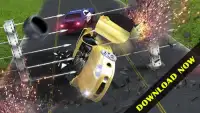 Crazy Speed ​​Bumps Crashing Simulator - Beam NG Screen Shot 1
