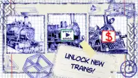 Trem de papel - Transportar passageiros stickman Screen Shot 3