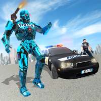 Transformer Robot Cop Shooting Action Game