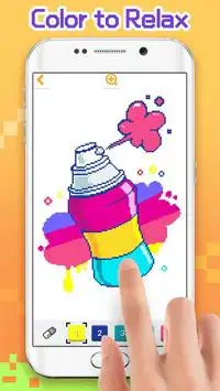 Pixel Coloring - Pixel Art Game Screen Shot 0