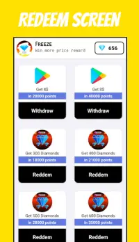 Freeze Diamond And Redeem Code Screen Shot 5