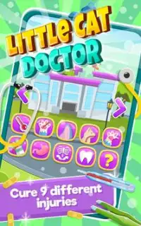 Little Cat Doctor:Pet Vet Game Screen Shot 1