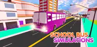 Schulbus-Simulator fahren 3D Screen Shot 0