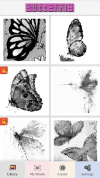 Butterfly - Pixel Art Screen Shot 0