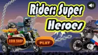 Moto Rider: Super Heroes Screen Shot 0