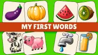 Baby flash cards for toddlers - Brain game Screen Shot 1