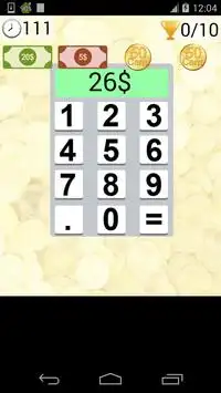 पैसे की गिनती खेल Screen Shot 0