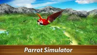 Sobrevivência de papagaio selvagem - simulador! Screen Shot 4