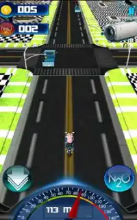 Tráfego Moto Racer 3D Screen Shot 6