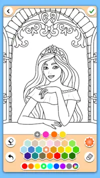 Princess Coloring Game Screen Shot 9