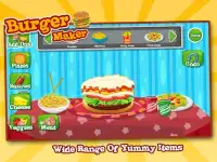 Burger Maker–Kids Cooking Game Screen Shot 9