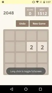 2048 - Mobile version of 2048 game Screen Shot 0