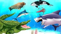 바다 동물의 왕국 전투 : 전쟁 시뮬레이터 Screen Shot 8