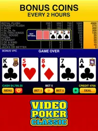 Video Poker Classic Screen Shot 8