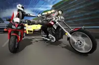 Moto Bike traffic racer Screen Shot 0