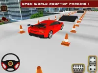 Roof Jumping Car Parking : Crazy Stunts Driving 3d Screen Shot 1