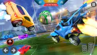 Rocket Car Ball League - 3D Car Soccer Game Screen Shot 1