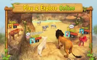 Lion Family Sim Online: élèvez votre meute lions Screen Shot 2