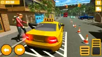 сумасшедшее такси игра : симулятор такси игры Screen Shot 3