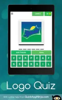 Quiz Game: Logo Screen Shot 6