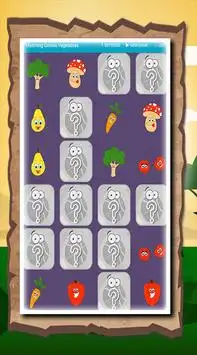 Matching Games Vegetables Screen Shot 1