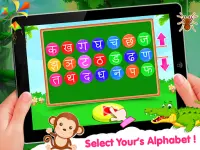 aprender hindi alfabetos - letras hindi aprendendo Screen Shot 2