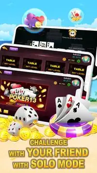 Poker 13: Poker Puzzle Online Screen Shot 2
