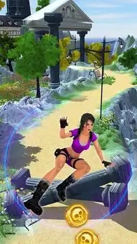 Scary Temple Endless Lost Princess Jungle Run Game Screen Shot 2