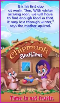 Chipmunks baby care Bedtime Stories & sleep time Screen Shot 0
