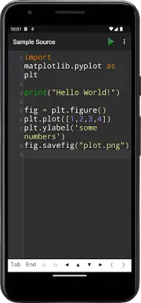 Python Programming Interpreter Screen Shot 0