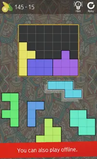 Puzzle Balok (Tangram) Screen Shot 1