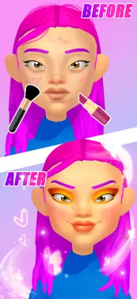 Perfect Makeup 3D Screen Shot 0