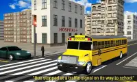 Town School Bus 3D Screen Shot 3