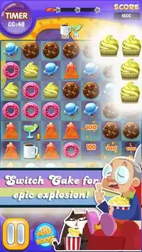 Candy Cake Crush Sugar Smash Screen Shot 0