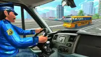 High School Bus Driving 2017: Zabawa Bus Gry Screen Shot 5