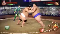 Sumo Wrestling 2019: Live Sumotori Fighting Game Screen Shot 1