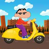 Shin-chan Highway Traffic Spy Rider