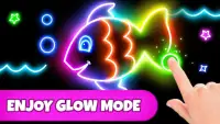 Coloring Games: Coloring Book, Painting, Glow Draw Screen Shot 1