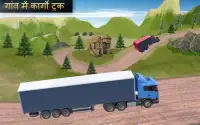 बड़े ट्रक कार्गो की सिम्युलेटर 8: ट्रांसपोर्टर खेल Screen Shot 3