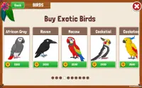 Bird Land: Zooladen Spiel, spiele mit einem Vogel Screen Shot 0
