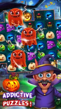 Halloween Magic Match 3 Screen Shot 1