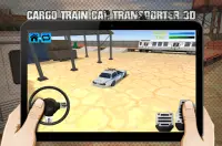 cargo train car transporter 3D Screen Shot 1