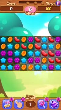 Candy Blast Game: Cocokkan 3 Game Sugar Splash Gra Screen Shot 4