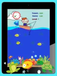 मछली पकड़ने और शब्द प्रश्नोत्तरी पूर्वस्कूली खेल Screen Shot 4