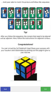 How To Solve a Rubik's Cube 2x2 Screen Shot 6