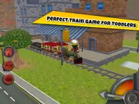3D Train Game For Kids - Free Vehicle Driving Game Screen Shot 9