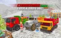 Christmas Tree Transporter Truck: Driving Games Screen Shot 1