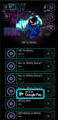 Whitty Mod : FNF Music Battle Screen Shot 1