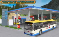 gas stazione turista autobus guida simulatore Screen Shot 0